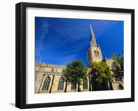 St. Mary and All Saints Church with Its Twisted Spire, Chesterfield, Derbyshire, England, UK-Neale Clarke-Framed Photographic Print