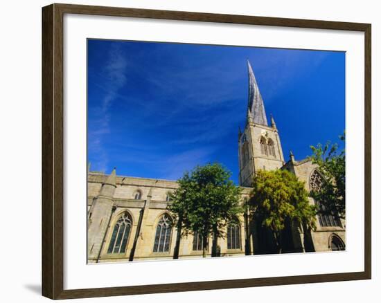 St. Mary and All Saints Church with Its Twisted Spire, Chesterfield, Derbyshire, England, UK-Neale Clarke-Framed Photographic Print