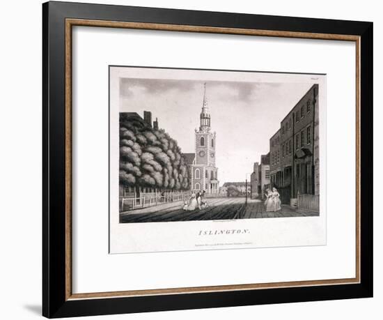 St Mary, Islington, London, 1792-William Ellis-Framed Giclee Print