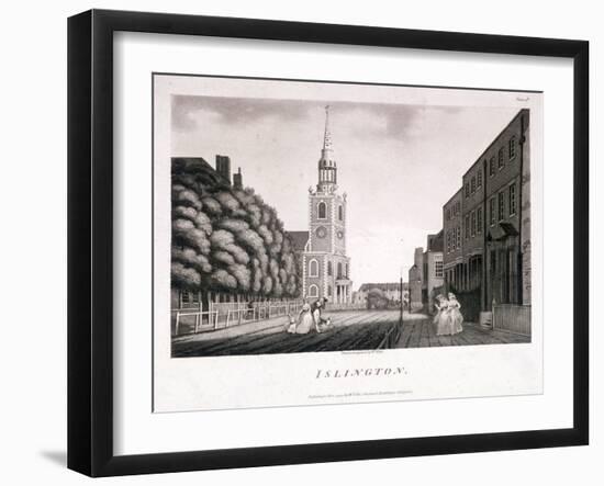 St Mary, Islington, London, 1792-William Ellis-Framed Giclee Print