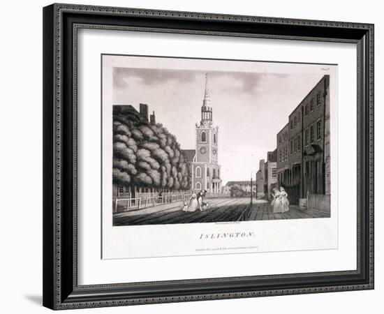 St Mary, Islington, London, 1792-William Ellis-Framed Giclee Print