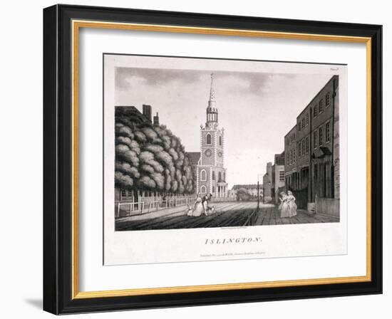 St Mary, Islington, London, 1792-William Ellis-Framed Giclee Print