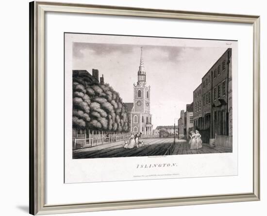 St Mary, Islington, London, 1792-William Ellis-Framed Giclee Print