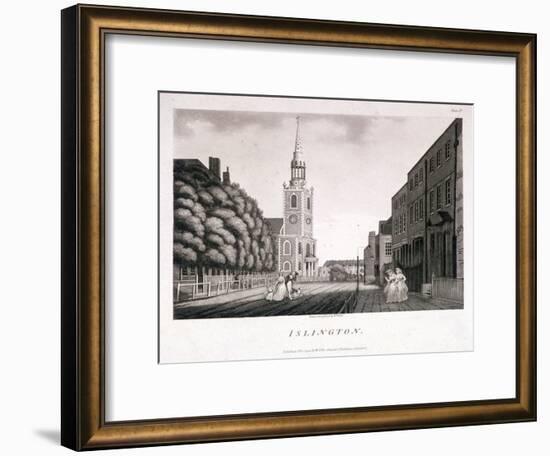 St Mary, Islington, London, 1792-William Ellis-Framed Premium Giclee Print