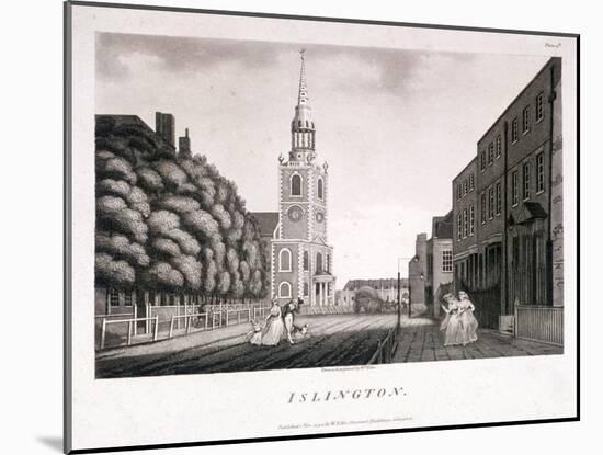 St Mary, Islington, London, 1792-William Ellis-Mounted Premium Giclee Print