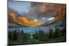 St Mary Lake at Sunrise, Glacier National Park, Montana, USA-Charles Gurche-Mounted Photographic Print