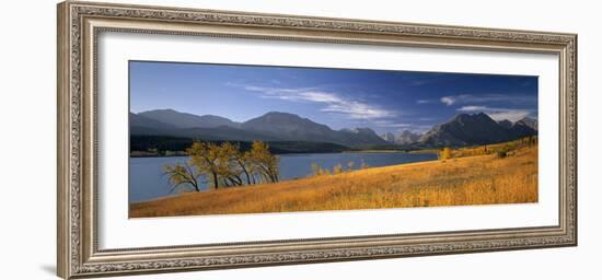 St. Mary Lake, Glacier Nat. Park, Montana, USA-Walter Bibikow-Framed Photographic Print