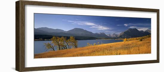 St. Mary Lake, Glacier Nat. Park, Montana, USA-Walter Bibikow-Framed Photographic Print