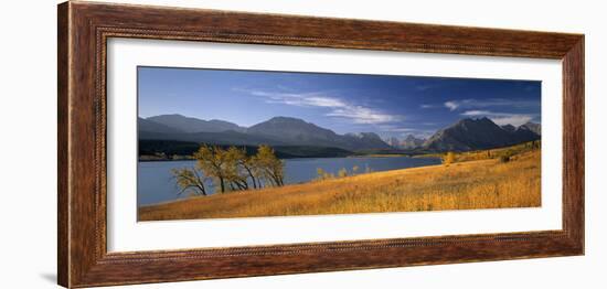 St. Mary Lake, Glacier Nat. Park, Montana, USA-Walter Bibikow-Framed Photographic Print