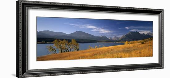 St. Mary Lake, Glacier Nat. Park, Montana, USA-Walter Bibikow-Framed Photographic Print