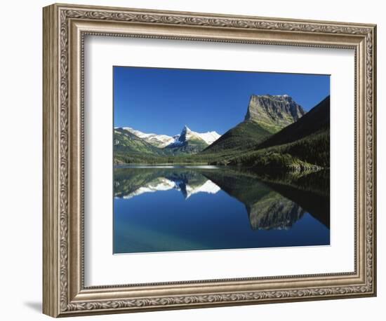 St. Mary Lake, Glacier National Park, Montana, USA-Adam Jones-Framed Photographic Print