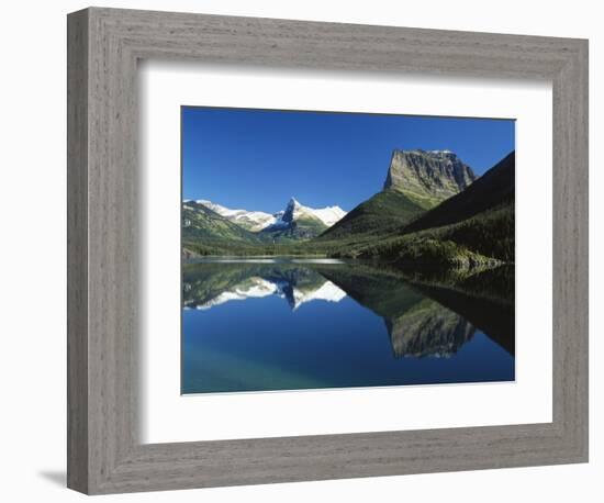 St. Mary Lake, Glacier National Park, Montana, USA-Adam Jones-Framed Photographic Print