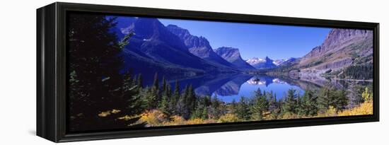 St Mary Lake Glacier National Park, MT-null-Framed Premier Image Canvas