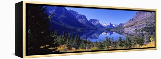 St Mary Lake Glacier National Park, MT-null-Framed Premier Image Canvas