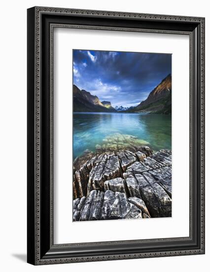 St. Mary Lake Glacier National Park-Jason Savage-Framed Art Print