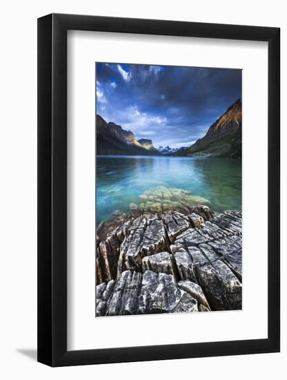 St. Mary Lake Glacier National Park-Jason Savage-Framed Art Print