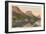 St. Mary Lake, Glacier Park, Montana-null-Framed Art Print