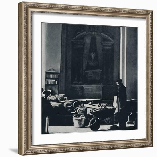 'St. Mary-le-Bow after the first blitz. It is now destroyed', 1941-Cecil Beaton-Framed Photographic Print