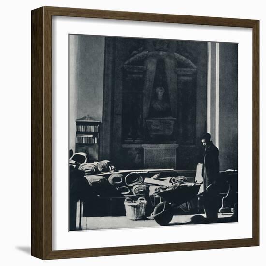 'St. Mary-le-Bow after the first blitz. It is now destroyed', 1941-Cecil Beaton-Framed Photographic Print