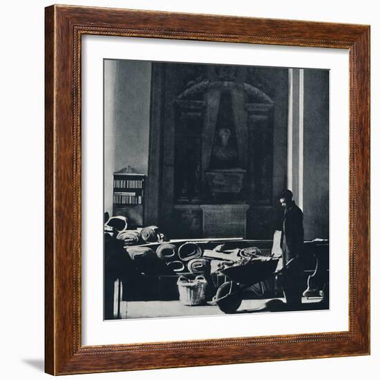 'St. Mary-le-Bow after the first blitz. It is now destroyed', 1941-Cecil Beaton-Framed Photographic Print