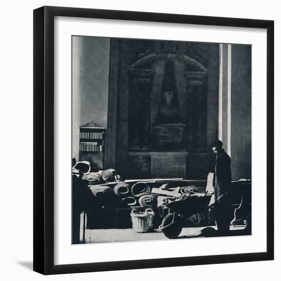 'St. Mary-le-Bow after the first blitz. It is now destroyed', 1941-Cecil Beaton-Framed Photographic Print