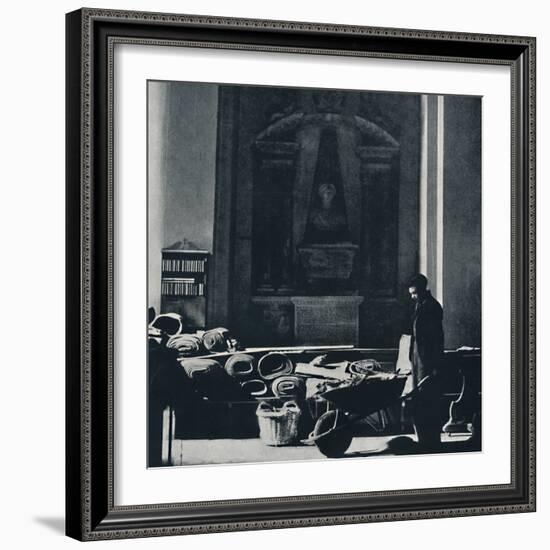 'St. Mary-le-Bow after the first blitz. It is now destroyed', 1941-Cecil Beaton-Framed Photographic Print