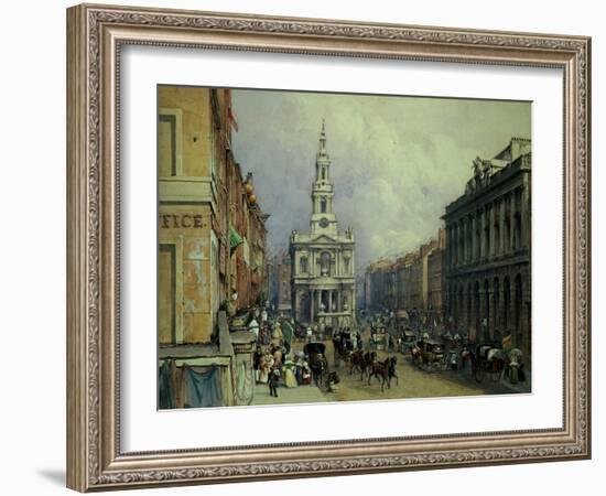 St. Mary Le Strand, 1836-George Sidney Shepherd-Framed Giclee Print