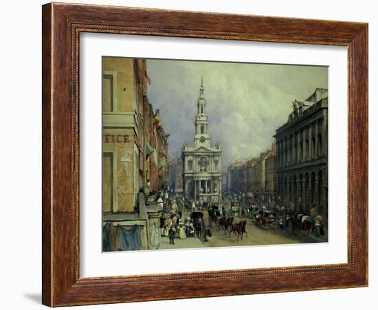 St. Mary Le Strand, 1836-George Sidney Shepherd-Framed Giclee Print