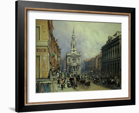 St. Mary Le Strand, 1836-George Sidney Shepherd-Framed Giclee Print