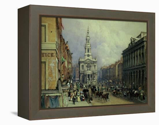 St. Mary Le Strand, 1836-George Sidney Shepherd-Framed Premier Image Canvas