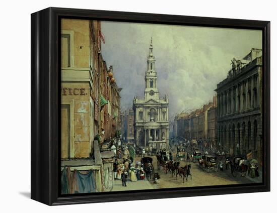 St. Mary Le Strand, 1836-George Sidney Shepherd-Framed Premier Image Canvas