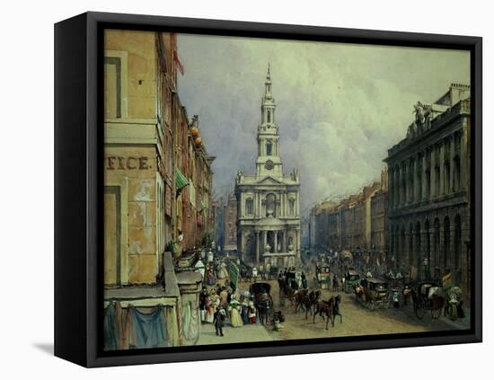 St. Mary Le Strand, 1836-George Sidney Shepherd-Framed Premier Image Canvas