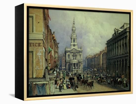 St. Mary Le Strand, 1836-George Sidney Shepherd-Framed Premier Image Canvas