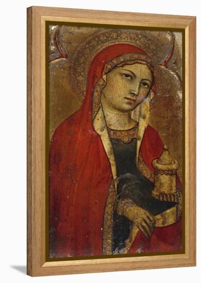 St Mary Magdalene - a Fragment from an Altarpiece-Taddeo di Bartolo-Framed Premier Image Canvas