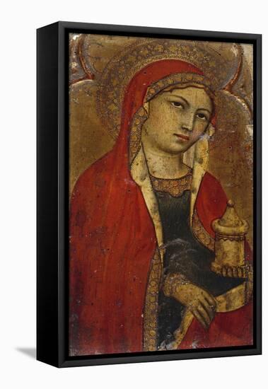 St Mary Magdalene - a Fragment from an Altarpiece-Taddeo di Bartolo-Framed Premier Image Canvas