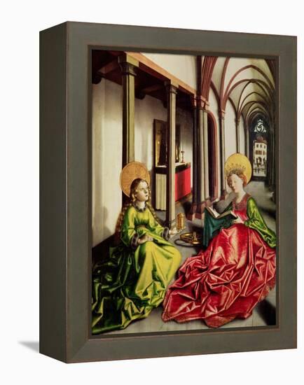 St. Mary Magdalene and St. Catherine of Alexandria-Konrad Witz-Framed Premier Image Canvas