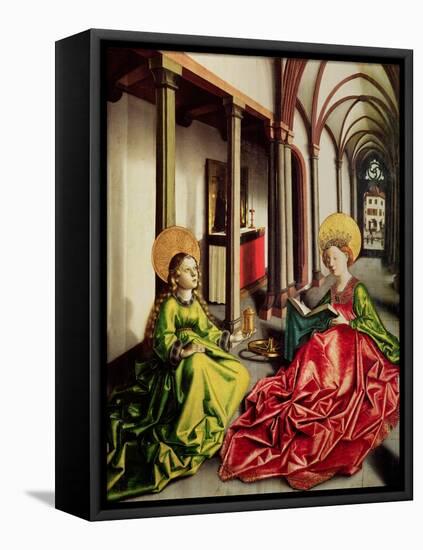 St. Mary Magdalene and St. Catherine of Alexandria-Konrad Witz-Framed Premier Image Canvas