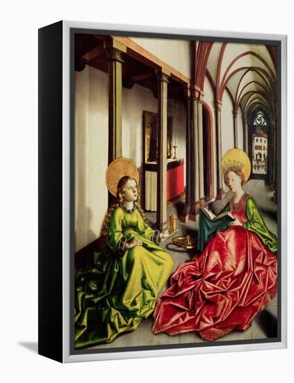 St. Mary Magdalene and St. Catherine of Alexandria-Konrad Witz-Framed Premier Image Canvas