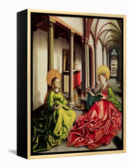 St. Mary Magdalene and St. Catherine of Alexandria-Konrad Witz-Framed Premier Image Canvas