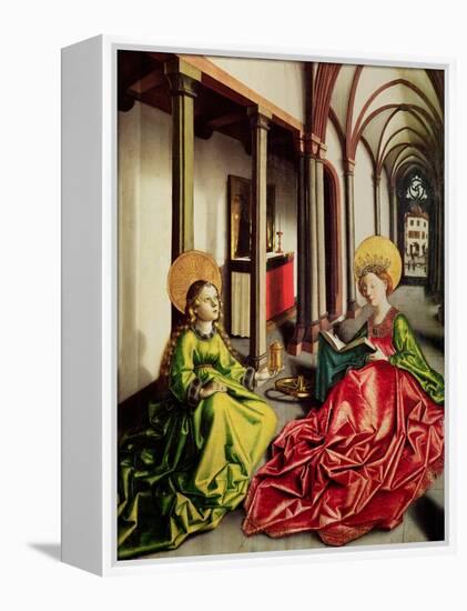 St. Mary Magdalene and St. Catherine of Alexandria-Konrad Witz-Framed Premier Image Canvas