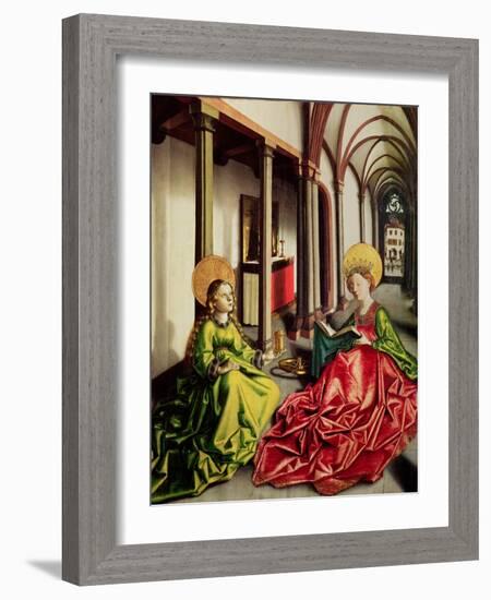 St. Mary Magdalene and St. Catherine of Alexandria-Konrad Witz-Framed Giclee Print