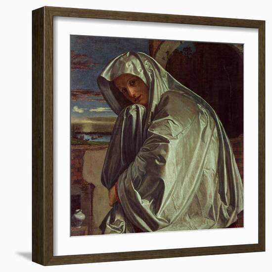 St. Mary Magdalene Approaching the Sepulchre-Giovanni Girolamo Savoldo-Framed Giclee Print