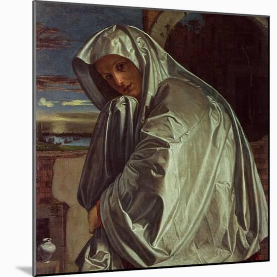 St. Mary Magdalene Approaching the Sepulchre-Giovanni Girolamo Savoldo-Mounted Giclee Print