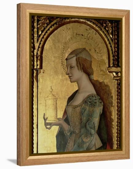 St. Mary Magdalene, Detail from the Santa Lucia Triptych-Carlo Crivelli-Framed Premier Image Canvas