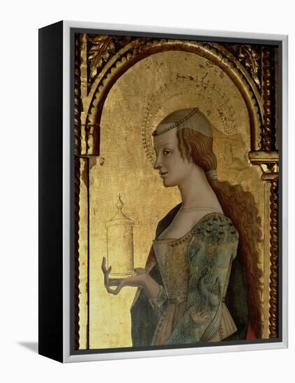 St. Mary Magdalene, Detail from the Santa Lucia Triptych-Carlo Crivelli-Framed Premier Image Canvas