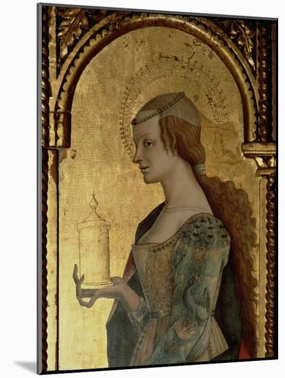 St. Mary Magdalene, Detail from the Santa Lucia Triptych-Carlo Crivelli-Mounted Giclee Print