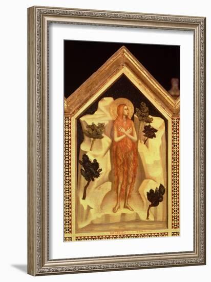 St. Mary Magdalene, from the St. Reparata Polyptych (Detail)-Giotto di Bondone-Framed Giclee Print
