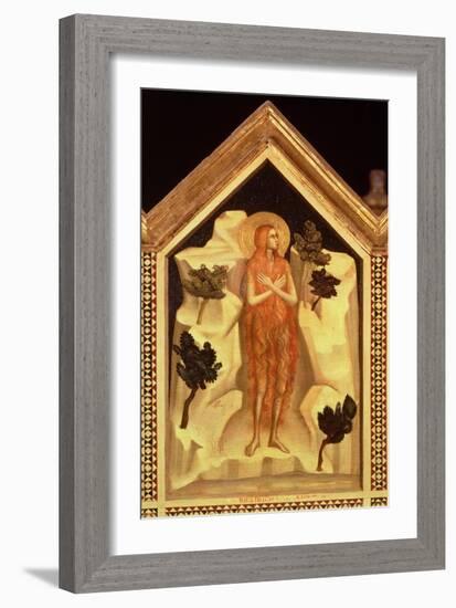 St. Mary Magdalene, from the St. Reparata Polyptych (Detail)-Giotto di Bondone-Framed Giclee Print