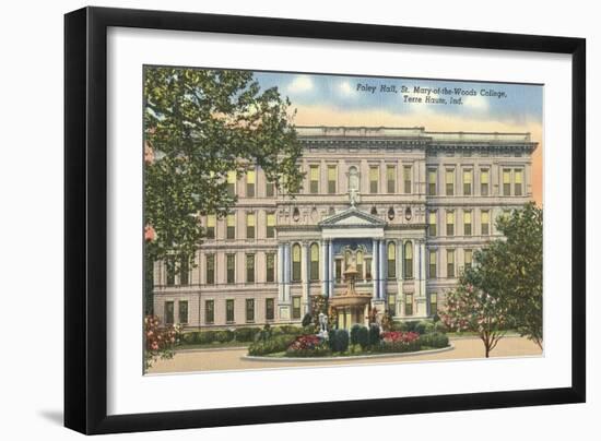 St, Mary of the Woods College, Terre Haute-null-Framed Art Print