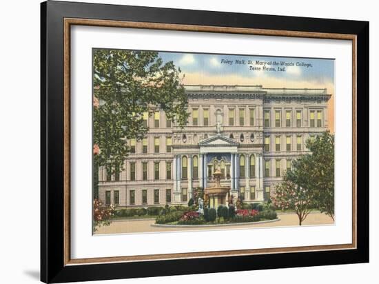 St, Mary of the Woods College, Terre Haute-null-Framed Art Print